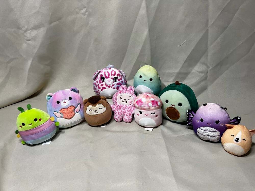 Squishmallows Lot of 10 Mini Plush 4–6”